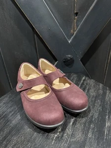 Finn Comfort Salo Mary Jane Shoes Suede Classic Style Women’s Size 10 Us (7.5 C) - Picture 1 of 16