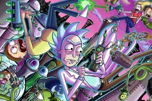Póster litográfico Rick and Morty ~ Chaos ~ 36"x 24" - Imagen 1 de 1