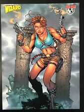 TOMB RAIDER / AVENGERS DBL SIDED WIZARD POSTER 10X14 NM MARVEL * TOP COW 200