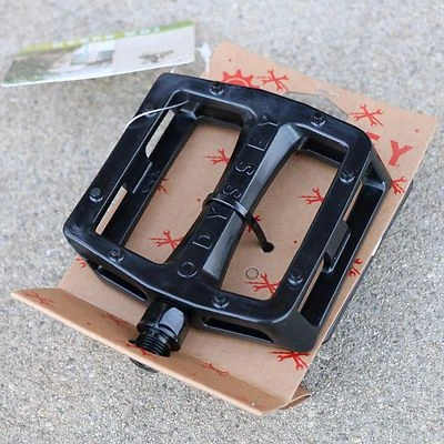 ODYSSEY BMX BIKE GRANDSTAND v2 PC PEDALES DE BICICLETA NEGROS 9/16" PLÁSTICO COMPUESTO Foto 1 de 2