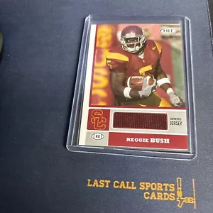 2007 SAGE Hit Reggie Bush #5 Player Worn Patch USC Trojans - Picture 1 of 3