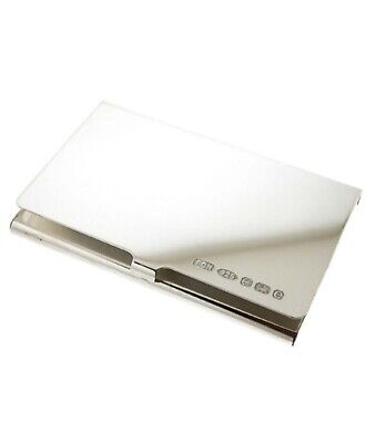925 Stirling Silver Business Card Case • 125£