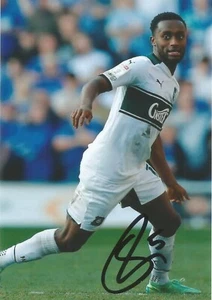 PLYMOUTH ARGYLE: STEVEN SESSEGNON SIGNED 6x4 ACTION PHOTO+COA - Picture 1 of 1