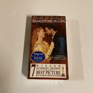 Shakespeare In Love (VHS) Gwyneth Paltrow, Joseph Fiennes, Colin Firth - Picture 1 of 12