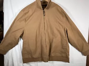 Johnny Bigg Cotton Jacket Lined ~ Size 5XL ~ Excellent Beige Brown Canvas - Picture 1 of 18