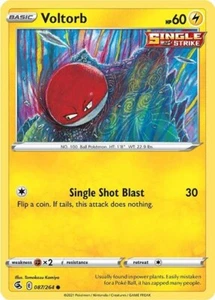 [4x] Voltorb (#087/264) SWSH08 LP Pokemon - Picture 1 of 1