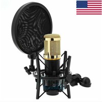 Condenser Microphone Mic Shock Mount Holder Clip Stand For Studio Recording
