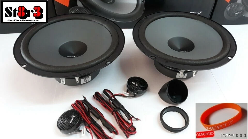 HERTZ K 165 Kit Casse Altoparlanti 2 Vie Woofer 16,5cm + Tweeter Serie UNO auto - Immagine 1 di 4