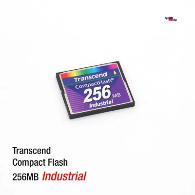 TRANSCEND 256MB INDUSTRIAL COMPACT FLASH CF CARD KARTE THINCLIENT FOTO HP FSC - Bild 1 von 2