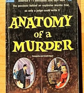 Anatomy of a Murder - Robert Traver - Fourth Dell Printing - No Reserve - Imagen 1 de 5