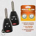 2 For 2006 2007 Dodge Charger Keyless Entry Remote Car Key Fob