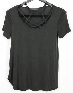 WEST COAST LOVE Gr. Medium Damen Oberteil Kurzarm Webausschnitt schwarz - Bild 1 von 5