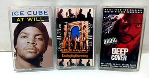 Ice Cube - Deep Cover - Boyz II Men Cassettes LOT OF 3  VGC - Picture 1 of 4