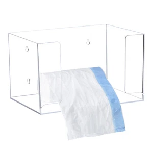 Trash Bag Dispenser Roll Holder Wall Mount for Garbage Bag Square Hollow - Picture 1 of 6