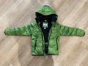 Champion Jacket Boy Sm Youth Puffer Shiny Olive Core C9 Coat Cruise Sz 6-7 sm - Picture 1 of 5