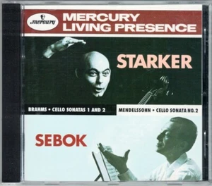 Janos STARKER: BRAHMS Cello Sonata No.1 2 MENDELSSOHN Mercury Living Presence CD - Picture 1 of 1