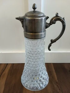 Antique FB Rogers Silver Company Italy Water Claret Wine Decanter Carafe Pitcher - Picture 1 of 7