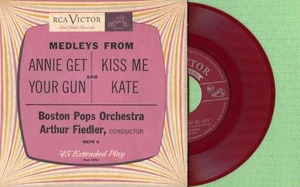 ARTHUR FIEDLER / Boston Pops Orchestra RCA VICTOR WEPR-4 Pres USA 1952 EP EX Red - Picture 1 of 5