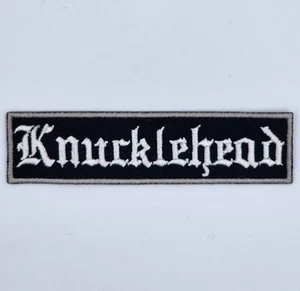 KNUCKLEHEAD Australia Harley Davidson Vest Iron Sew On Biker - Picture 1 of 2