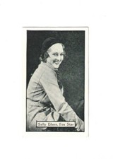 Turf Cigarette Card Personality Series Film Stars 1933 No. 29 - Sally Eilers