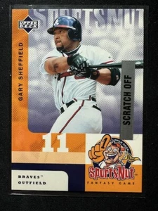 2003 Upper Deck MVP Gary Sheffield SN6 - Picture 1 of 2