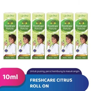 6 x 10 ml FreshCare Citrus Aromatherapy Oil Minyak Angin Indonesian Product - Picture 1 of 4