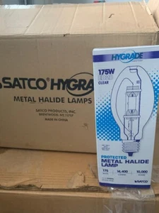SATCO HyGrade Metal Halide Lamp Bulb 175W S5829 HID Mogul Base ED28 Clear - Picture 1 of 1