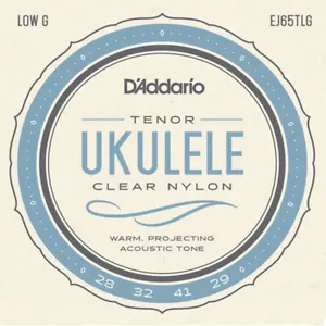 D'Addario Ukulele Strings, EJ65TLG Pro-Arte Custom Extruded Nylon, Tenor Low G - Picture 1 of 12