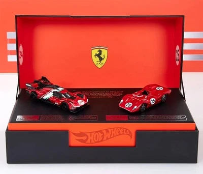 Hot Wheels Ferrari RLC Heritage Collection 2 Car Boxed Set 312P & 499P NEU ! - Bild 1 von 4