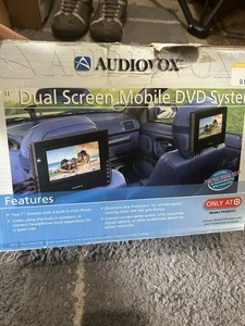 DVD Audiovox (PVS69701) 7" Dual Screen Mobile DVD System Black Open Box Car - Picture 1 of 3