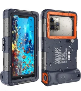 Underwater Snorkeling Diving Phone Case for iPhone 16/15/14/13/12/11 Pro Max/... - Photo 1 sur 9