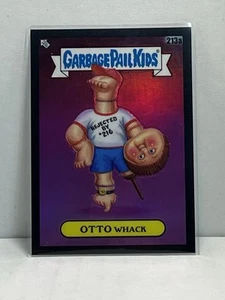 2023 Garbage Pail Kids Chrome Series 6 Otto Whack Black Refractor /99 213a - Picture 1 of 3