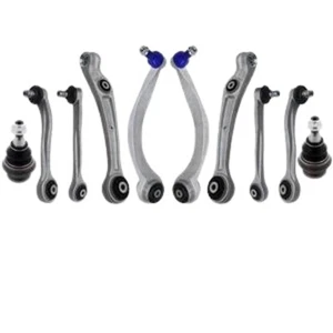 FOR AUDI A8 FRONT UPPER LOWER SUSPENSION WISHBONE CONTROL ARMS LINKS BALL JOINTS - Picture 1 of 4