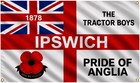 Ipswich Town Flag 5ft by 3ft - Ipswich Football Flag Football Flag