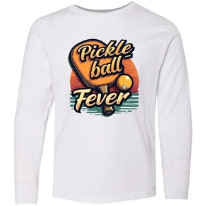 Inktastic Funny Pickleball Gifts Men Women Dad Grandpa Youth Long Sleeve T-Shirt - Picture 1 of 3