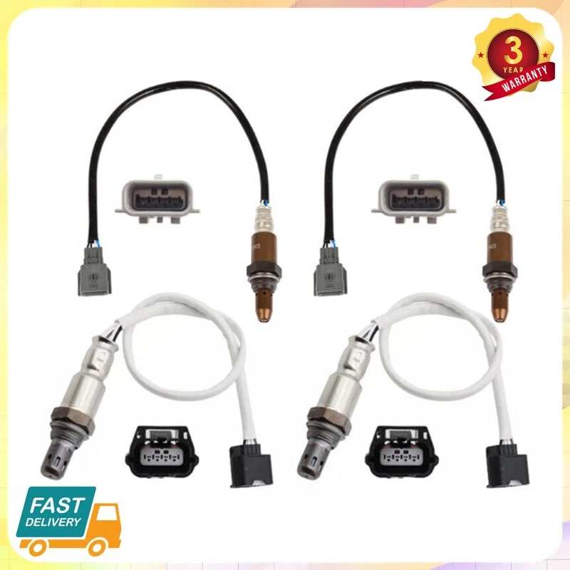 4PCS Upstream & Downstream O2 Oxygen Sensors For 2014-2017 INFINITI Q50 3.7L V6 Foto 1 de 4