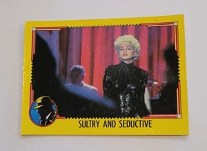 1990 Dick Tracy Card #63 Sultry And Seductive Topps Disney Trading Vintage Flaw - Picture 1 of 4