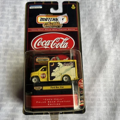 VintageMATCHBOX Coca-Cola Collectibles: Ford Box Van Polar Bear Fantasy Edition - Image 1 of 4