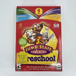 JumpStart ADVANCED PRESCHOOL 60 Activities! Early Childhood Windows 4 Discs - Picture 1 of 6