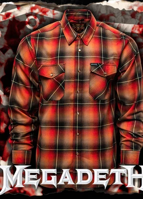 Dixxon Flannel Co Megadeth Mens   MEDIUM   Killing Is My Business Long Sleeve   - Image 1 of 4