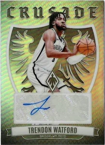 2023-24 Panini Phoenix TRENDON WATFORD Crusade Signatures Silver Prizm - Picture 1 of 2