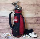 Fazer Contender Series 2 Żelazka i półka Pro Orbit Oversize Woods z torbą golfową
