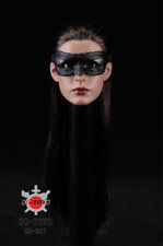 1/6 Anne Hathaway Catwoman Painted Head Sculpture with Removable Eye Mask Stock