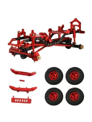 Marco de metal 4x4 escalada radiocontrol para 1/24 axial SCX24 AXI00006 JEEP Ford Liema Bronco Foto 1 de 4