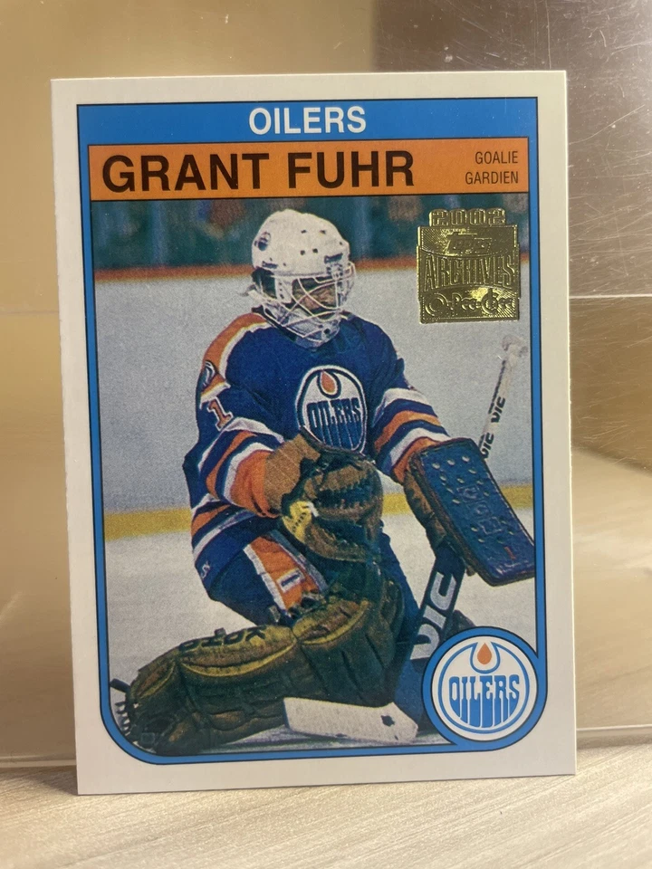 Cb36a #33 Grant Fuhr Edmonton Oilers 2002/03 Topps Archives - Image 1 of 1