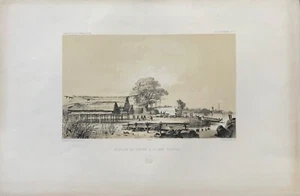 "PÊCHEURS DE TRIPANG À LA BAIE RAFFLES", N.T. Australia, Dumont d'Urville, 1842. - Bild 1 von 1