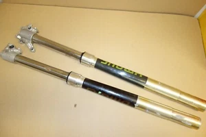 Suzuki TS125R TS 125R TSR125 1993 model set of front forks DAMAGED suspension - Picture 1 of 13