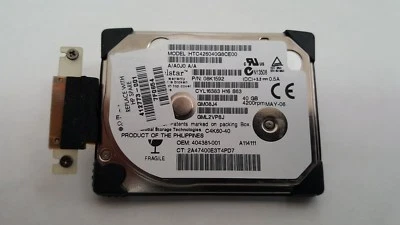 Hitachi Travelstar C4K60 Slim 40GB 4200RPM ATA-100 (ZIF) 2MB Cache 1.8" Internal - Image 1 of 4