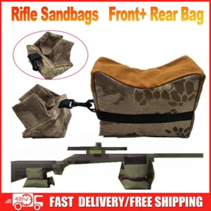 Hunting Shooting Stand Bag Gun Front Rear Bag Sandbag Rest Target Tactical Snipe - Picture 1 of 10