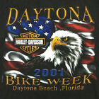 Harley Davidson Daytona T-Shirt Bike Week Motorcycles 2-Sided Usa Eagle Logo Xxl